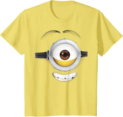 Vista 3 de Despicable Me Minions Stuart Teeth Smile Graphic Camiseta