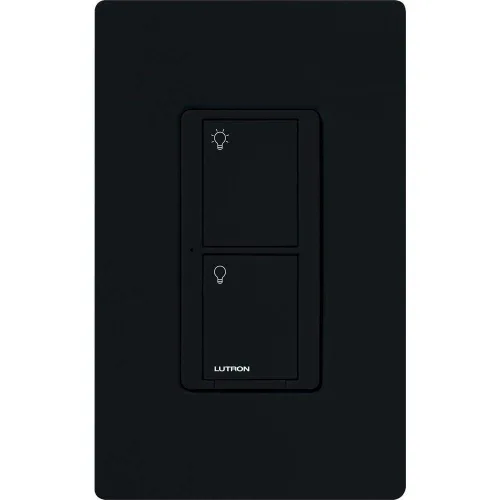 Vista 2 de Lutron Caseta - Interruptor de luz inteligente original (requiere Lutron Smart Hub), para el hogar, luces LED y ventiladores, 6 amperios, un solo