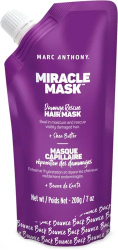 Vista 4 de Máscara milagrosa de Marc Anthony, mascarilla para cabello seco y dañado