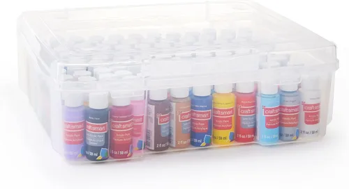Vista 6 de Simply Tidy Almacenamiento de plástico de 12 x 12 pulgadas para organizar papeles, álbumes de recortes, hilo, artes y manualidades. Sin ácidos