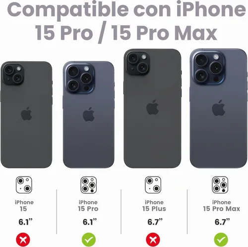 Vista 2 de Tensea - Protector de lente de cámara para iPhone 13 Pro / 13 Pro Max (3 unidades)