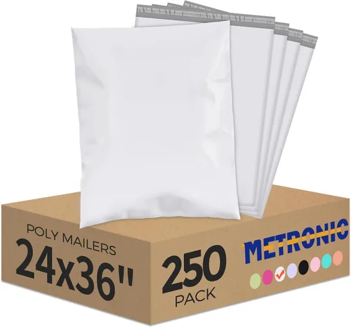 Vista 15 de Metronic - Bolsas de envío grandes de 19 x 24 pulgadas, 50