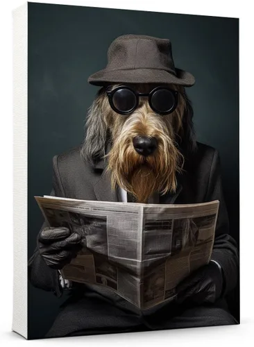 Vista 111 de Thuan Affenpinscher - Póster de lienzo con tus fotos, arte de pared para decoración del hogar, regalo conmemorativo para amantes de las mascotas