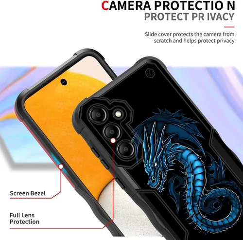 Vista 18 de Funda para Galaxy A14 5G, [Doble Capa][Protección contra Caídas de Grado Militar de 10 Pies] [Antideslizante] Funda Resistente a Prueba de Golpes