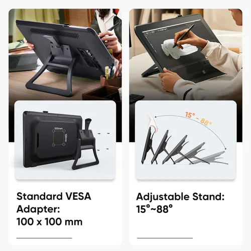 Vista 9 de XPPen Artist Pro 22 Gen 2 22" 2.5K Tablet de dibujo con pantalla, 16K 21.5 pulgadas con 2.5 K