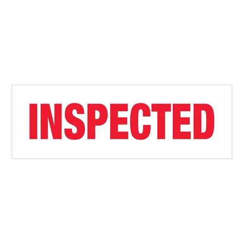 Vista 2 de BOX USA Tape Logic - Cinta de embalaje resistente, 2 pulgadas x 110 yardas, 2.2 mil, color rojo/blanco, paquete de 6 unidades "inspeccionadas