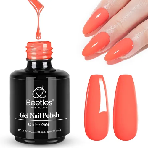 Vista 61 de Beetles - Esmalte de uñas en gel, 1 unidad de 0.5 onzas fluidas (15ml), extracción por remojo, arte de uñas, estética de manicura, bricolaje, curado