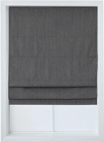 Vista 2 de Everyday Celebration Persianas Romanas sin Cordón 100% Opacas - Persianas de Ventana con Aislamiento Térmico para Uso Interior, Blanco Perla, 23" An