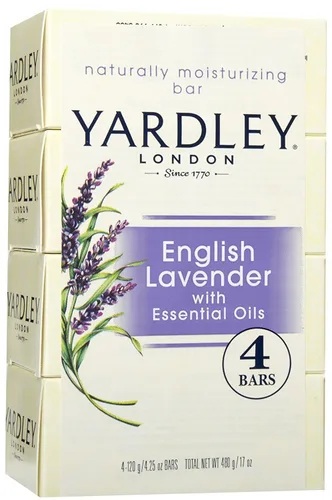 Vista 12 de Yardley London English Lavender 4 Bar 4.25 oz (el embalaje puede variar)