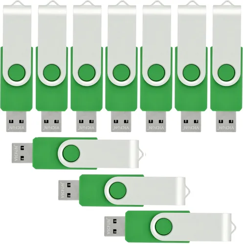 Vista 9 de Paquete de 10 unidades flash USB a granel - Memoria USB de 8 GB - USB 2.0, azul