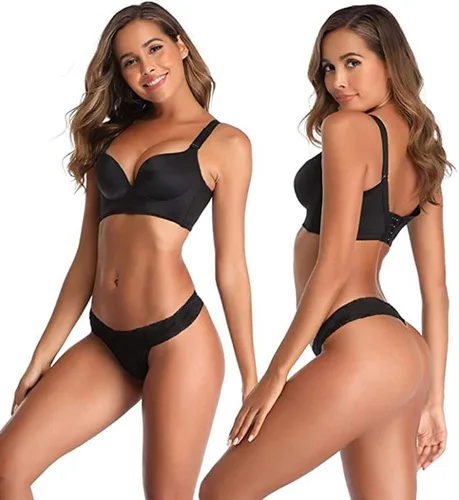 Vista 8 de Tangas de algodón para mujer, tangas sin costuras para mujer, bragas elásticas suaves y transpirables, paquete de 6 ropa interior de algodón