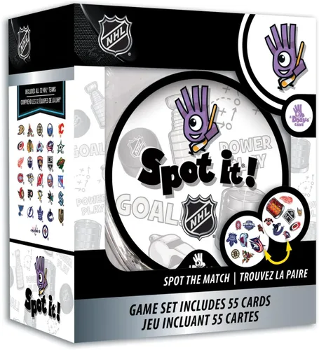 Vista 10 de Masterpieces NHL Unisex-Teen Spot It! Card Game