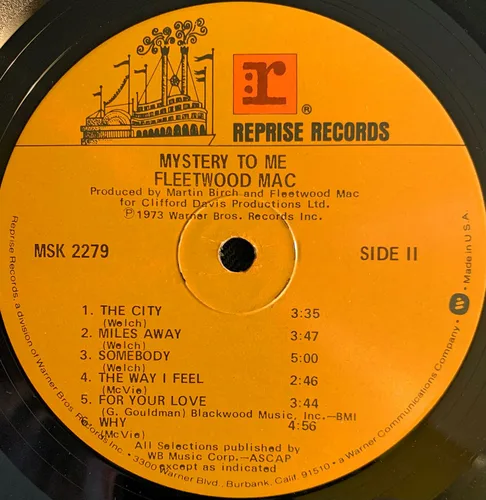 Vista 3 de FLEETWOOD MAC Mystery To Me VG+ Funda VG++ Letra Original Sleeve 1973