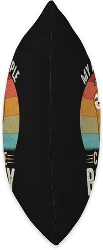 Vista 2 de Retro Sloth Boppy Gifts Outfit My Favorite People Call Me Boppy Cute Perezoso amante del abuelo - Almohada de 16 x 16 pulgadas, multicolor