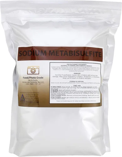 Vista 3 de Metabisulfito de sodio de grado alimentario, 98.6% de pureza. , 1