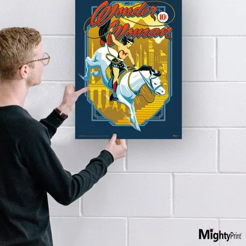 Vista 6 de MIGHTYPRINT DC Comics - Wonder Woman - Lasso of Victory - 17" x 24" Wall Art - Officially Licensed Collectible - Ideal for Gifting and Collecting