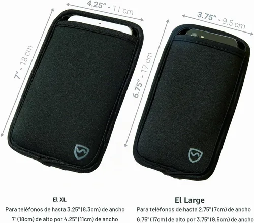 Vista 3 de SYB Shield Your Body - Funda antiradiación para teléfono celular, fundas para teléfono celular para bloquear EMF, bloqueador de radiación