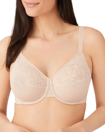 Vista 13 de Wacoal Brasier Reductor de Efectos Visuales Sin Forro con Aros de Cobertura Completa para Mujer, 857210 Negro