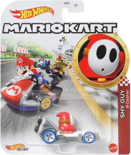Vista 3 de Hot Wheels Mario Kart Shy Guy, [Ganador de Toty] B-Dasher