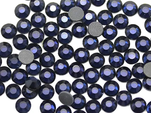 Vista 6 de Allstarco SS6 0.071 in Azul Aguamarina Y202 - Diamantes de imitación termoadhesivos de cristal DMC termoadhesivos para arte de uñas, set de calor