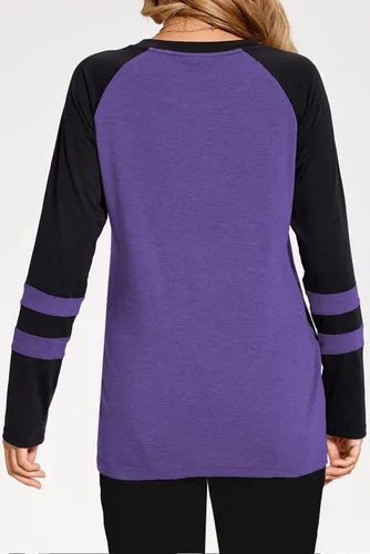 Vista 2 de Camisetas de manga larga para mujer, estilo casual, holgadas, clásicas, ropa de otoño
