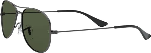 Vista 3 de Ray-Ban RB 3362-004 Gunmetal-Grey COCKPITAVIATOR Metal-FrameGafas de sol con lentes de color verde cristal-2.323in
