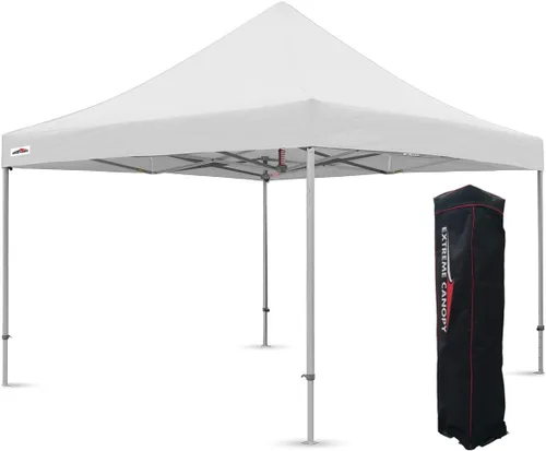 Vista 31 de Extreme Canopy Tienda de campaña desplegable instantánea de aluminio resistente comercial (rojo, 10 pies x 10 pies)