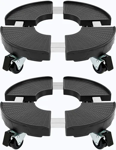 Vista 7 de CASIMR - Soporte para plantas con ruedas, ajustable de 15 a 21 pulgadas, resistente con ruedas, capacidad de 440 libras para interiores