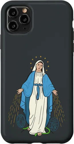 Vista 13 de Nuestra Señora de Gracia - Funda Milagrosa Virgen de la Medalla para iPhone 17