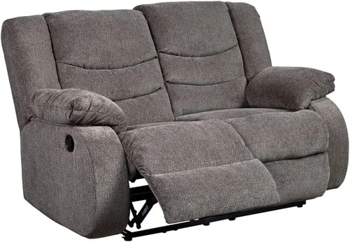 Vista 13 de Signature Design by Ashley Tulen - Mecedora reclinable contemporánea, movimiento mecedor suave, reclinación con lengüeta de tracción, tapicería