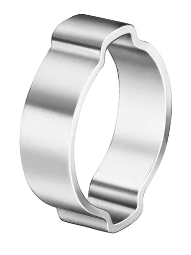 Vista 4 de Oetiker 101 Series abrazadera de manguera de acero galvanizado, Double Ear, 4.5, 100