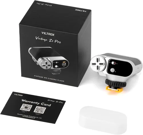 Vista 9 de VILTROX TTL Flash para Canon GN12, flash de cámara retro HSS de 1/8000s Speedlite, mini flash compacto en cámara de 24 W, tiempo de reciclaje de 1s
