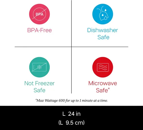 Vista 4 de Tupperware Platos de almuerzo recalentables para microondas, aptos para lavavajillas y microondas, sin BPA, reutilizables, ligeros, duraderos e