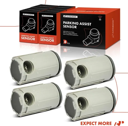Vista 8 de A-Premium Sensor de asistencia de estacionamiento de respaldo inversa de 4 piezas compatible con modelos seleccionados de Mercedes-Benz - E300