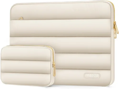 Vista 33 de MOSISO Funda para laptop de 13.3 pulgadas, 13-13.3 pulgadas funda de Marrón