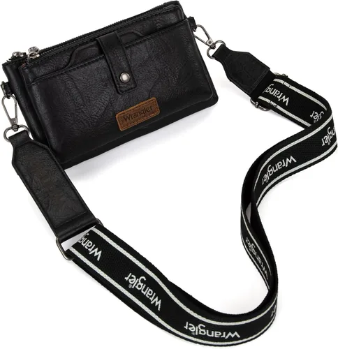Vista 4 de Wrangler - Cartera delgada y minimalista de cuero para hombre y mujer