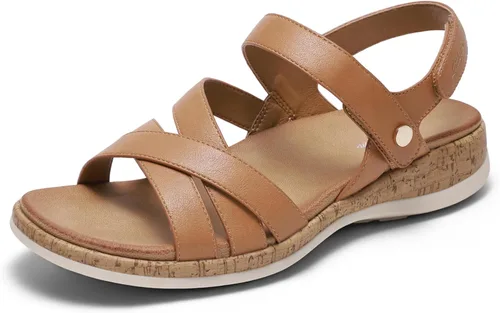 Vista 10 de Littleplum Sandalias ortopédicas para mujer con soporte de arco, cómodas sandalias planas, elegantes zapatos ortopédicos de verano para caminar