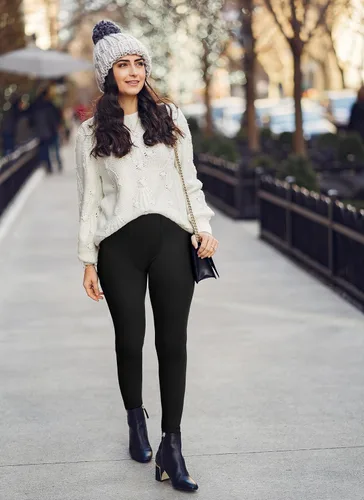 Vista 5 de CHRLEISURE Leggings térmicos de invierno con forro polar para mujer, mallas gruesas de terciopelo