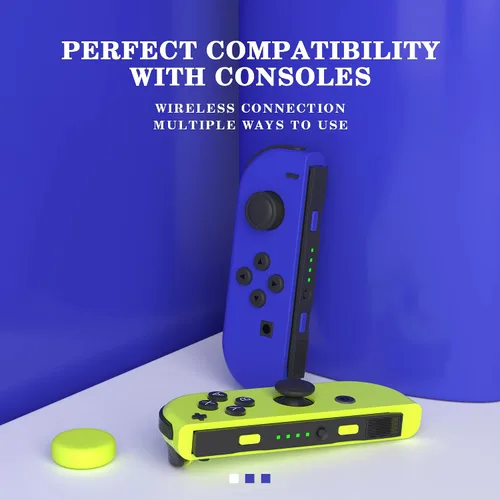 Vista 6 de FRGDOT Joy Cons Controller for Switch,Left and Right Switch Controllers Compatible for Switch Joycons with Dual Vibration Support Wake up and
