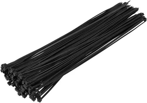 Vista 9 de uxcell Bridas para cables de nailon con cierre automático de 4 pulgadas, color azul cielo, 100
