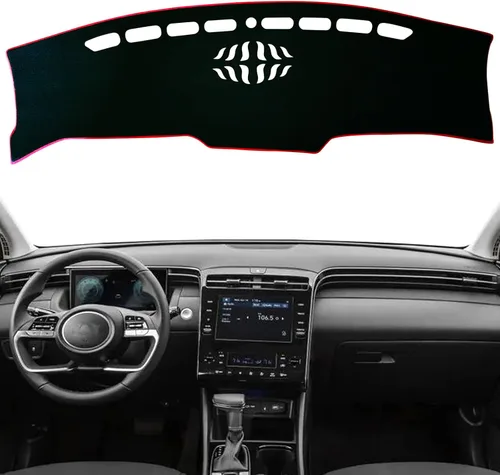 Vista 7 de Cubierta del tapete para salpicadero, consola central interior personalizada compatible con Hyundai Tucson SUV SE SEL Limited 2022 2023, accesorios