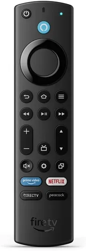 Vista 2 de Control remoto por voz Amazon de Fire TV Alexa Enhanced (último modelo), requiere un dispositivo Amazon Fire TV compatible