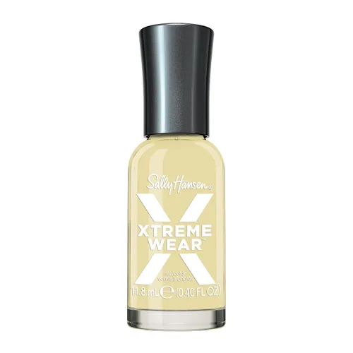 Vista 188 de Sally Hansen Xtreme Wear Esmalte de uñas sin rayas, acabado brillante, duradero, resistente a las astillas, transparente, color de uñas plateado 130