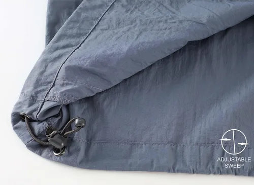 Vista 7 de HETHCODE Chaqueta ligera con capucha y cremallera completa para hombre, impermeable, para senderismo