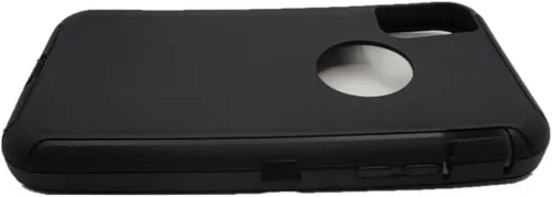 Vista 6 de Funda exterior de goma TPE de repuesto compatible con Otterbox Defender Series para iPhone Xs Max, color negro