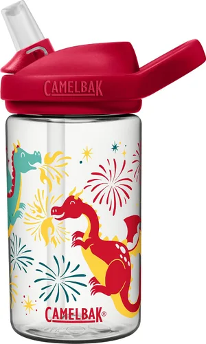Vista 34 de CamelBak Eddy+ Kids Water Bottle with Bite Valve Straw, Leak‑Resistant Easy Sip Design for Everyday Hydration, 14oz Kids