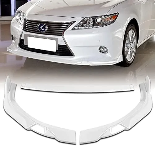 Vista 10 de EPARTS - Juego de 3 piezas de alerón para parachoques delantero, divisor de barbilla, kit de protección compatible con modelos Lexus ES350 / ES300h
