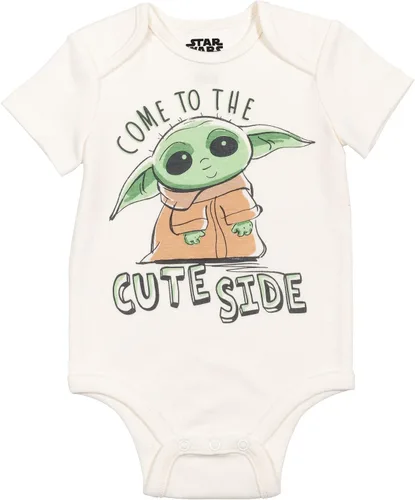 Vista 2 de STAR WARS Mandalorian The Child - Conjunto de 3 piezas para bebé body y pantalones