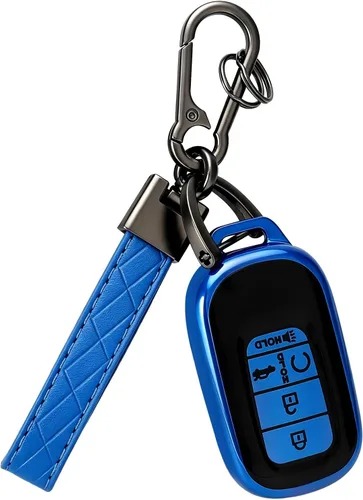 Vista 9 de PIFOOG Funda negra para llavero Honda Accord Civic CR-V Pilot HR-V