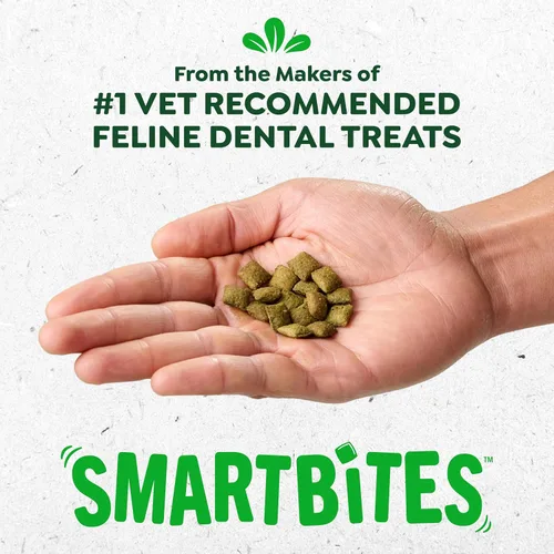 Vista 3 de Greenies Feline Smartbites - Golosinas para gatitos, sabor a pollo, 2.1
